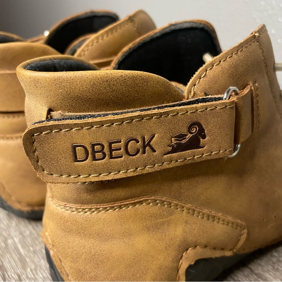 Dbeck Australian Tan Boxing Shoes Woman’s 41 Suede Chukka Boots - Picture 14 of 16